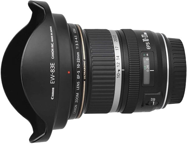 Canon EF-S 10-22mm Wide Angle lens - Bragpacker