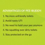 Pee Buddy Portable Female Urination Device (Pack of 10) - Image 6