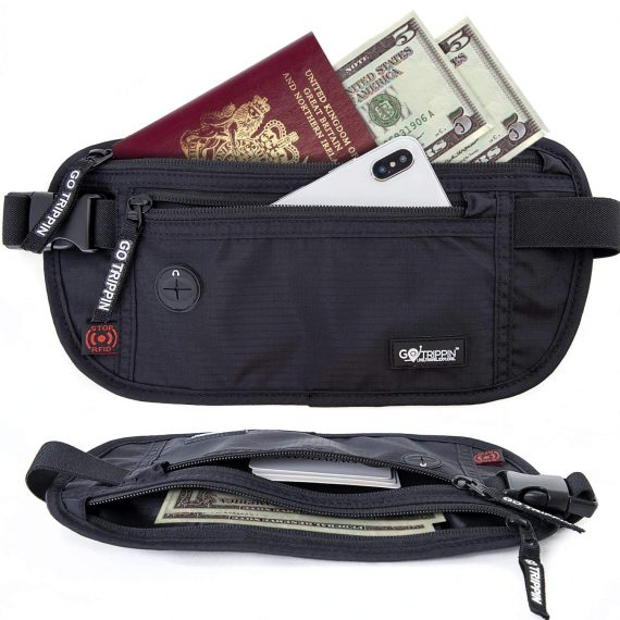 GoTrippin Travel Money Belt, Waist Pouch Bag Bragpacker