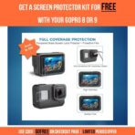 GoPro Hero 10 Travel Bundle (with Selfie Stick + Head Mount + Chest Mount + Accessory Carry Case) - Image 4