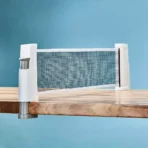 Table Tennis Set with Posts, Adjustable Rollnet, 2 Bats and 2 Balls - Image 3