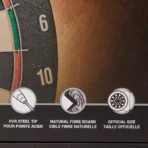 Traditional Dartboard with Darts - Image 6