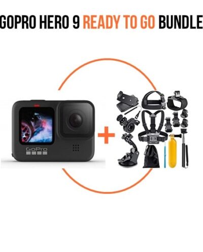GoPro Hero 10 Ready to Go Bundle (with 15 in 1 GoPro Accessories Kit)