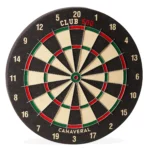 Traditional Dartboard with Darts