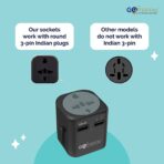 GoTrippin Premium Universal Travel Adapter with Smart Chip - Image 5
