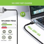UltraProlink NyloKev 45W USB -Type C Cable - Image 5