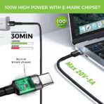 UltraProlink NyloKev 100W PD Type C to C Cable - Image 5