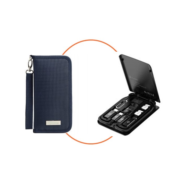 passportholder_9in1cable Passport Holder Wallet + Charging Cable Kit - Image 1