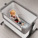 Star And Daisy 10-in-1 Folding Baby Cot - Image 11