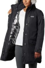 Columbia Women's Suttle Parka Jacket - Black - Image 7