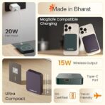 Ambrane Mini 5k Magnetic Wireless Power Bank - Image 2