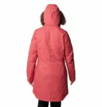 Columbia Women's Suttle Parka Jacket - Coral Pink - Image 2